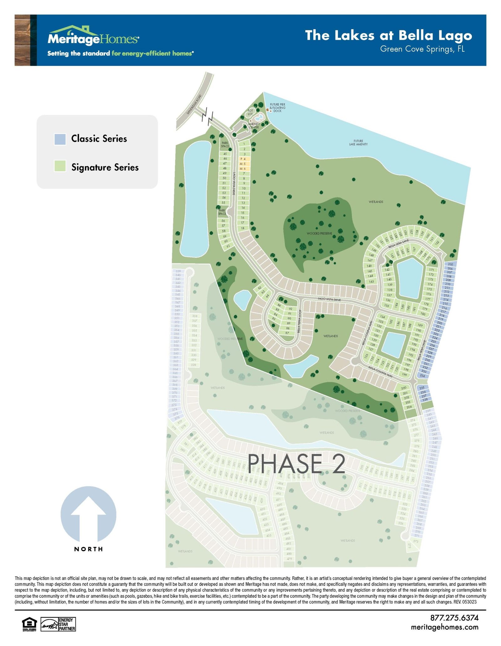 The Lakes at Bella Lago – Classic Series
Community by Meritage Homes coming to New Construction Clay County FL